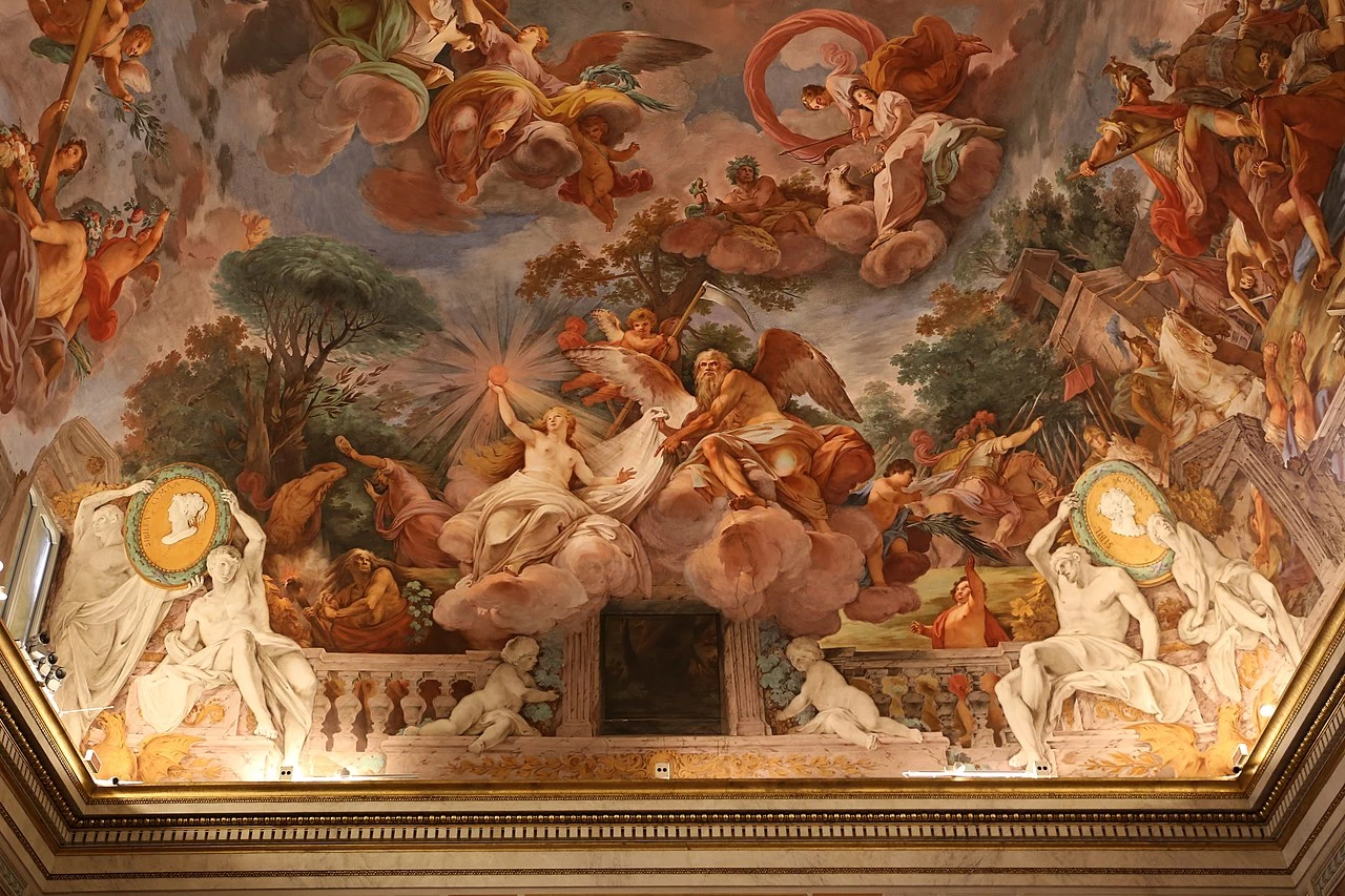 Soffitto del Casino of Villa Borghese, Rome - dettaglio